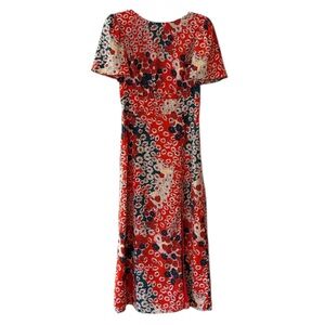 ⭐️ Sugarlips ($115) Floral Maxi Dress With Front Slit & Open Back - PTP 20